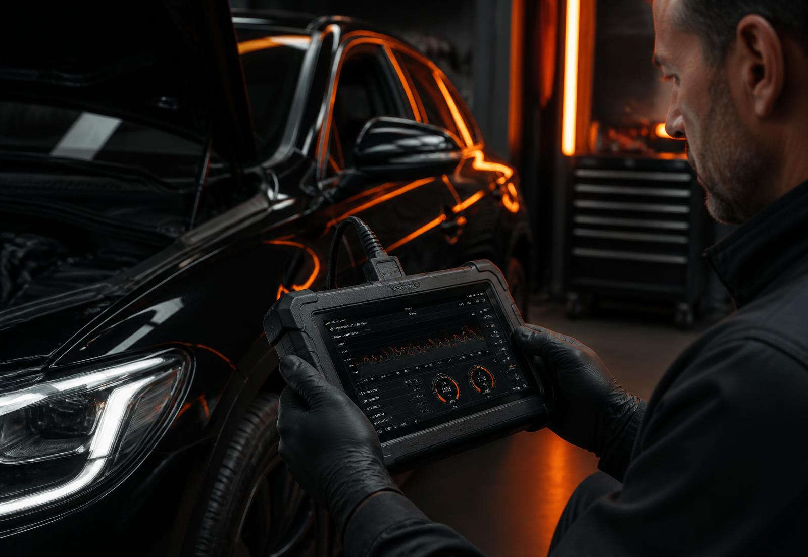 Diagnóstico automotivo profissional com scanner